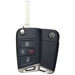 Used Oem Vw Volkswagen 2020-2024 Tiguan Flip Key Fob Remote 5G6.959.752.DK. Fixed Price $59.99.