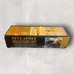 Tevlaphee Steering Wheel Lock Heavy Duty Antitheft Twin Bar Double Hook. Fixed Price $9.99.