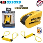 Oxford Alpha XA14 Security Motorbike Alarm Disc Lock - Yellow/black. Fixed Price $66.06.