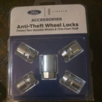 Genuine Oem Ford Lincoln Anti Theft Wheel Lock Set Chrome Plated DM5Z1A043A. Fixed Price $33.00.