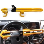 Twin Hooks Steering Wheel Lock Vehicle / Anti-theft Device Club Adjustable. Fixed Price $49.99.