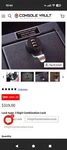 Console Vault Gun Safe Jeep Cherokee Kl. Fixed Price $225.00.