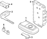 Genuine Ford Vehicle Key N1WZ-2622050-D. Fixed Price $40.99.