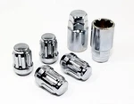 Set Of 4 Veritek Chrome Acorn Bulge Tuner Wheel Locks 12X1.5MM,. Fixed Price $28.74.