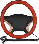 Vaygway Car Heated Steering Wheel Cover - 12V Black Soft Plush Warmer. Fixed Price $63.17.