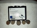 Genuine Mercedes Benz Silver Rim Wheel Locks! Oem B66470155! Used!. Fixed Price $44.79.