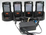Set Of Janam XM66W Windows 6.1 Mobile Handheld SCANNER+CRD-P4 Charger. Fixed Price $129.95.