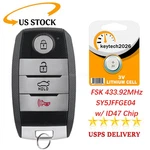 Button Prox Remote Car Key Fob For Kia Optima 2016-2020 433MHZ Fsk + ID47 Chip. Fixed Price $23.55.