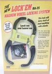 New RA-25K Rack Em Keyed Lock Magnum Wheel. Fixed Price $121.00.
