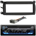 Jvc KD-T720BT Single Din Receiver, Harness, 2002-2009 Chrysler Dash Install Kit. Fixed Price $178.99.