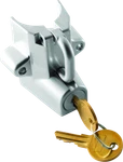 Bikers Choice Chrome Motorcycle Helmet Lock Fits 7/8 - 1/4 Tubing. Fixed Price $51.99.