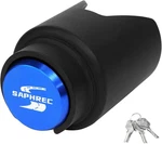 Upgraded Trailer Lock, Fits 2 Inch Coupler Heavy Duty Anti-theft Blue. Fixed Price $79.95.