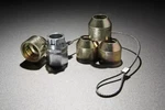 Genuine Ford Wheel Locks Zinc-plated Hidden Lugs F3SZ-1A043-A. Fixed Price $65.10.