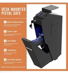 Rpnb Mounted Safe,california Doj Certified Handgun Auto Open Lid Smart. Fixed Price $64.99.