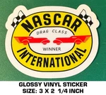 Nascar Drag Class Winner Glossy Vinyl Decal Sticker - Vintage Racing. Fixed Price $8.73.