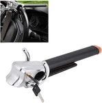 Car Steering Wheel Lock, Folding Anti-theft Black + Silver. Fixed Price $57.50.