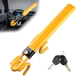 Noeaike Steering Wheel Lock,heavy Duty Anti-theft Car Device With Yellow. Fixed Price $35.15.