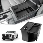 Upgrade Center Console Safe Lock Vault W/ Led & Tray For 2014-2021 Toyota Tundra. Fixed Price $144.00.