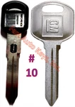New Gm Double Sided Vats Ignition Key #10 + Doors/trunk Oem - Made In Usa. Fixed Price $33.20.