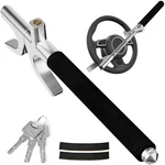 Monojoy Steering Wheel Universal Security Car Locks With Stretch, Black. Fixed Price $37.07.