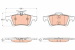 Brake Pad Set, Disc Trw GDB2033. Fixed Price $52.80.