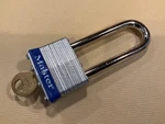 Master Tough Under Fire Padlock Laminated Steel Long Shackle W/ Key Usa. Fixed Price $11.95.