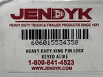 Jendyk Heavy Duty King Pin Lock Keyed Alike Semi-truck 1-PACK. Fixed Price $16.99.