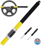 Tevlaphee Steering Wheel Lock Anti-theft Car Retractable Combination 5-DIAL. Fixed Price $77.57.