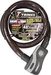 Trimax Alarmed Lock & Quadra-braid Cable 4' 25 Mm Bicycle Motorcycles. Fixed Price $69.99.
