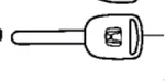 Genuine Honda Key Blank 35114-S9A-A01. Fixed Price $33.99.