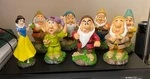 2025 Disney Glitter Garden Snow White & 7 Dwarfs 8 Pc Full Set Figurines. Fixed Price $149.99.