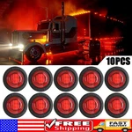 10X Red 3/4"ROUND Led Bullet Clearance Side Marker Lights For Truck Trailer Boat. Fixed Price $11.79.