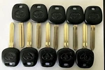 Lot Of TOY44G Toyota 2010-2014 Chip Transponder Key Blanck With Logo. Fixed Price $85.00.