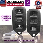 Replacement For Toyota Remote Pn 89742-35050 1998 2002 4RUNNER 4-BUTTON. Fixed Price $14.09.