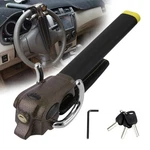 Heavy Duty Steering Wheel Lock Universal Anti-theft Car Security Device With Key. Fixed Price $34.49.