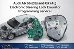 Audi A6 S6 Q7 J518 Electronic Steering Lock (elv/esl) Delete Service. Fixed Price $350.00.