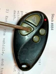 1-CODE Alarm Keyless Remote Elvatdb Red Light 4-BUTTON Car Starter Fob Entry. Fixed Price $12.99.