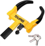 Tevlaphee Universal Wheel Lock Heavy Duty Security Trailer Black-yellow. Fixed Price $55.70.
