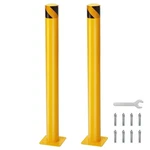 Garvee 2-PACK 42" Yellow Safety Bollard Post 4.5" Diameter Steel Parking. Fixed Price $149.31.
