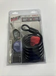 Bolt 7018452 Universal High Quality 6FT. 1/4" Black Vinyl Coiled Cable Lock. Fixed Price $43.95.