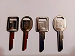 New Gm Nos "c" Ignition "d" Doors/trunk Key Blanks Uncut 1154604/605. Fixed Price $15.00.