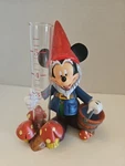 Authentic Walt Disney Mickey Mouse Rain Gauge Gnome Figurine Good Shape!. Fixed Price $32.00.