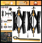 Heavy Duty Wheel Chocks For Rv & Truck, 2 Sets Stabilizer Tire Lock, Anti-rust,. Fixed Price $77.99.