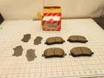 Toyota 04465-AZ012-TM Front Brake Pad Set Ceramic No Lube. Fixed Price $50.99.