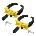 Universal Wheel Clamp Anti Theft Trailer Locks Fit Most Vehicles Max 11". Fixed Price $85.68.