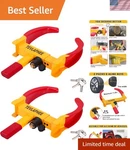 Wheel Lock Set,trailer Security Adjustable Anti Theft For .... Fixed Price $91.19.