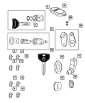 Genuine Mopar Blank Key 4796386. Fixed Price $19.62.