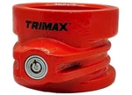 Trimax TFW80HD Heavy Duty Solid Steel 5TH Wheel King Pin Trailer Lock - Red. Fixed Price $91.79.