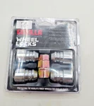(QTY5) Gorilla Guard 6168 Wheel Locks, 1/2"-20 Rh Thread, Bulge Acorn Seat. Fixed Price $20.92.