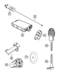 Genuine Mopar Blank Key 68145592AA. Fixed Price $111.76.